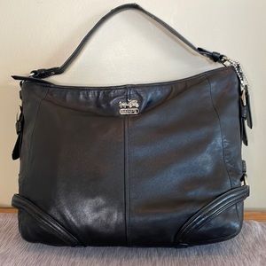 Black Leather Coach Purse